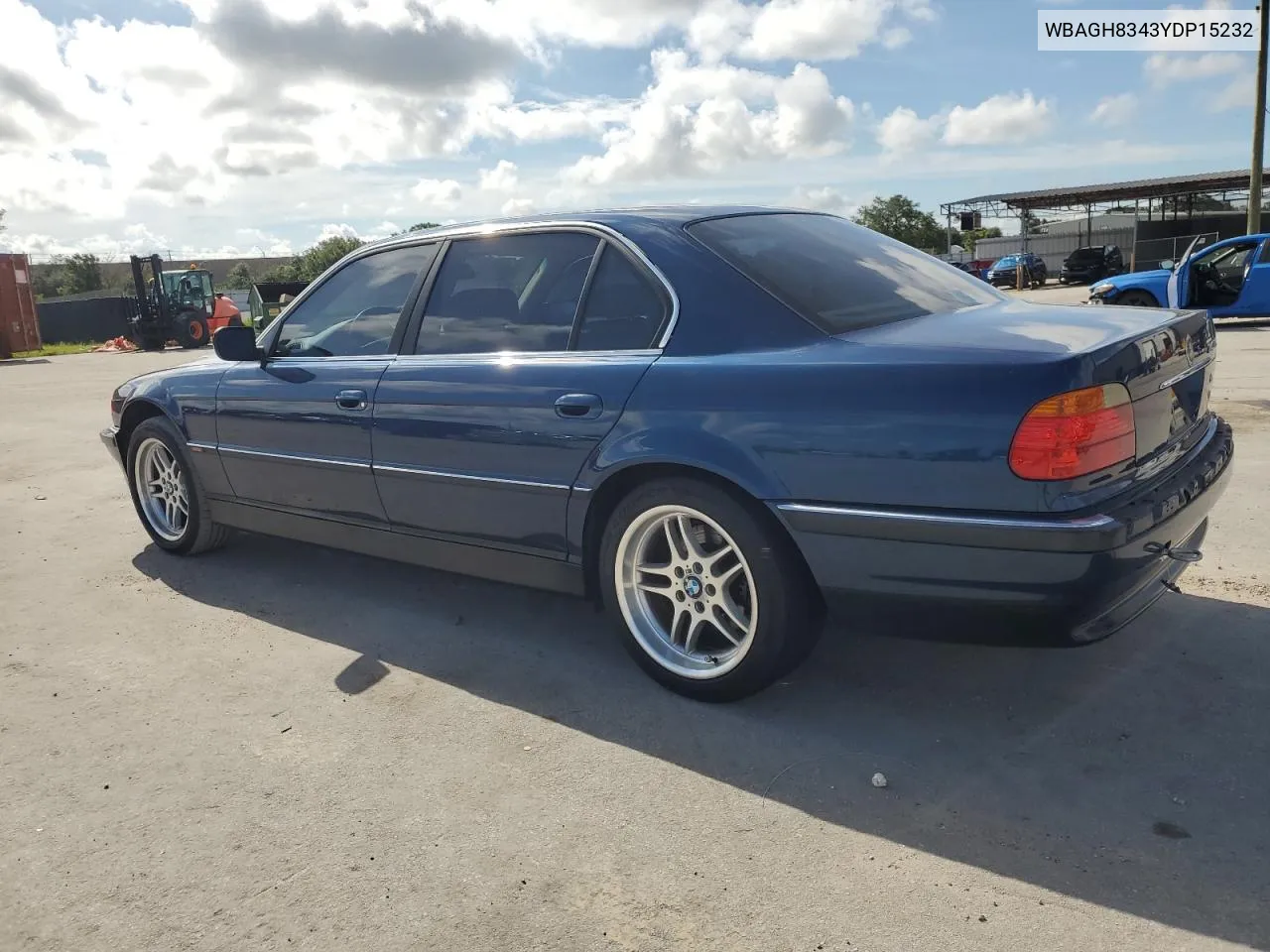 WBAGH8343YDP15232 2000 BMW 740 Il