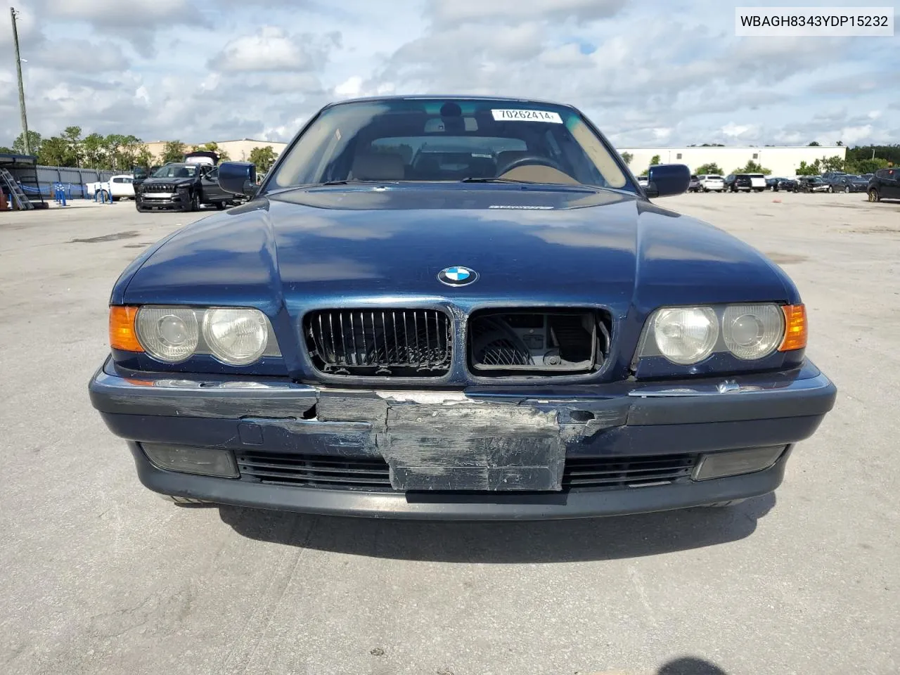 WBAGH8343YDP15232 2000 BMW 740 Il