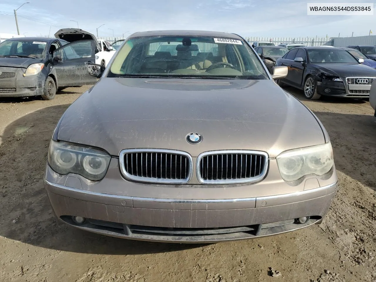 2004 BMW 745 Li VIN: WBAGN63544DS53845 Lot: 46802844