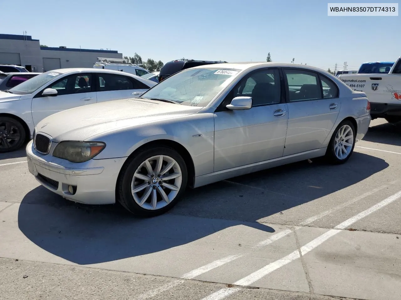 2007 BMW 750 VIN: WBAHN83507DT74313 Lot: 67606404