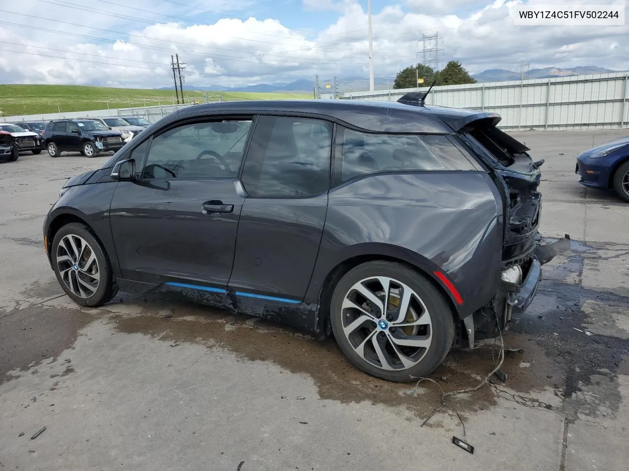 2015 BMW I3 Rex VIN: WBY1Z4C51FV502244 Lot: 55198484