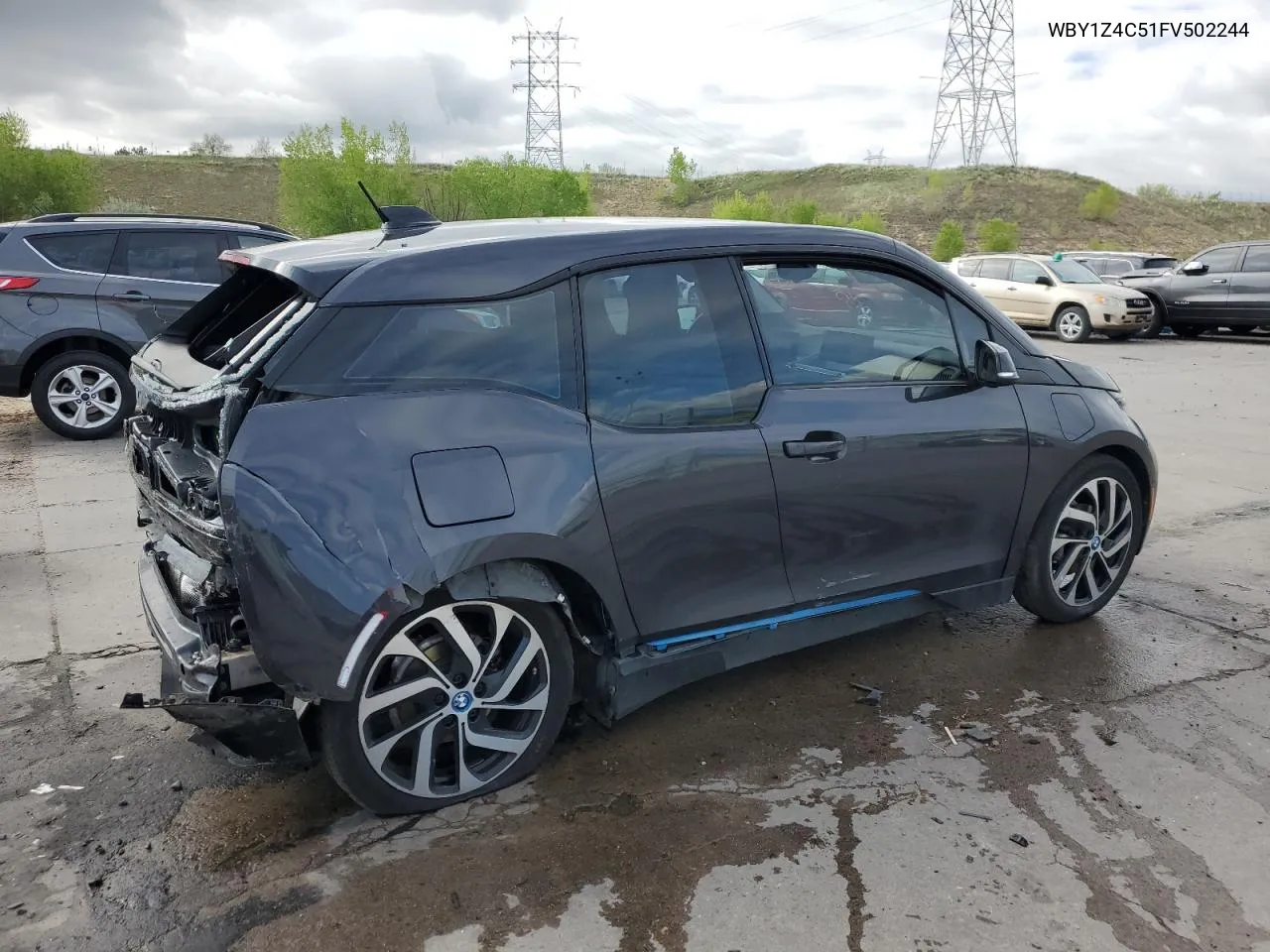 2015 BMW I3 Rex VIN: WBY1Z4C51FV502244 Lot: 55198484