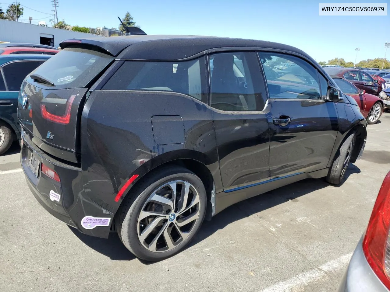 2016 BMW I3 Rex VIN: WBY1Z4C50GV506979 Lot: 71385544