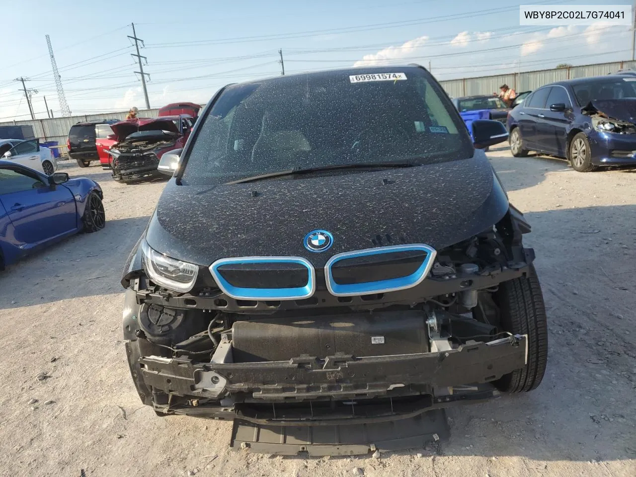 2020 BMW I3 Bev VIN: WBY8P2C02L7G74041 Lot: 69981574