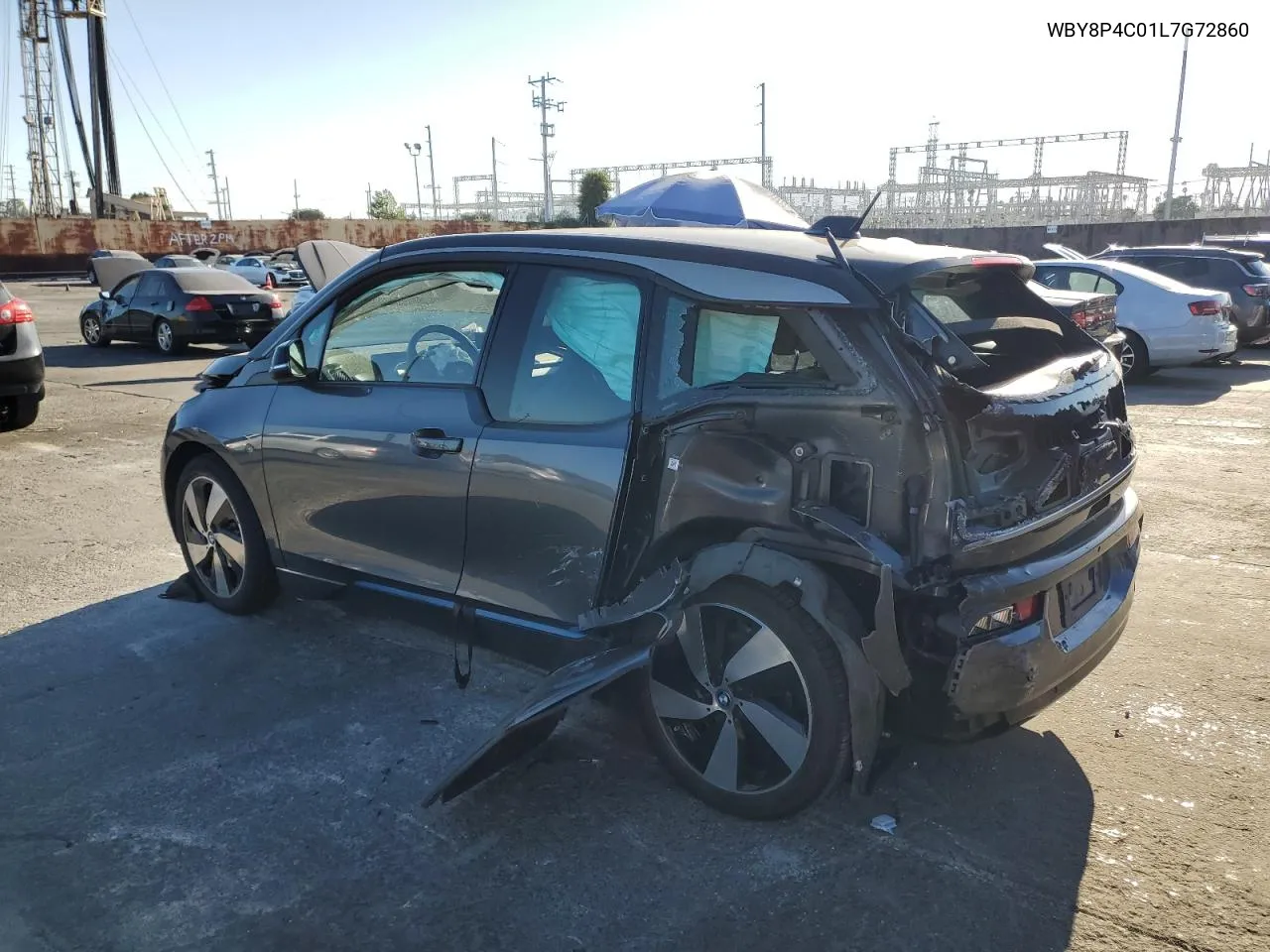 2020 BMW I3 Rex VIN: WBY8P4C01L7G72860 Lot: 70671044