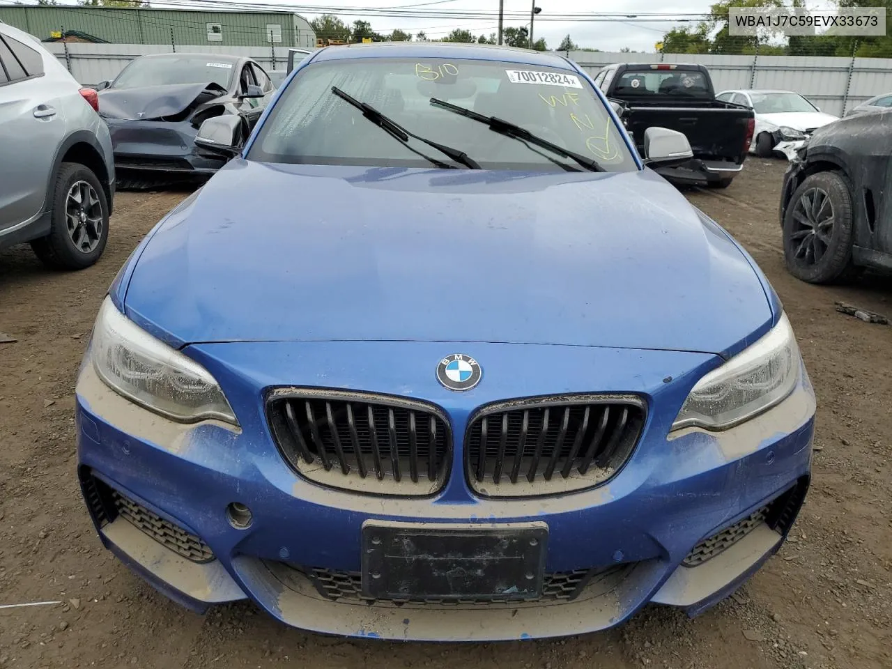 2014 BMW M235I VIN: WBA1J7C59EVX33673 Lot: 70012824