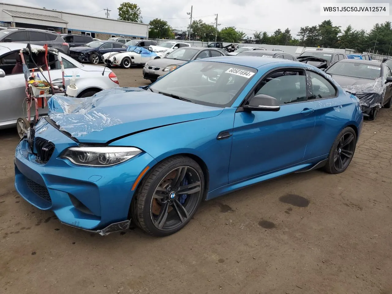 2018 BMW M2 VIN: WBS1J5C50JVA12574 Lot: 60501694