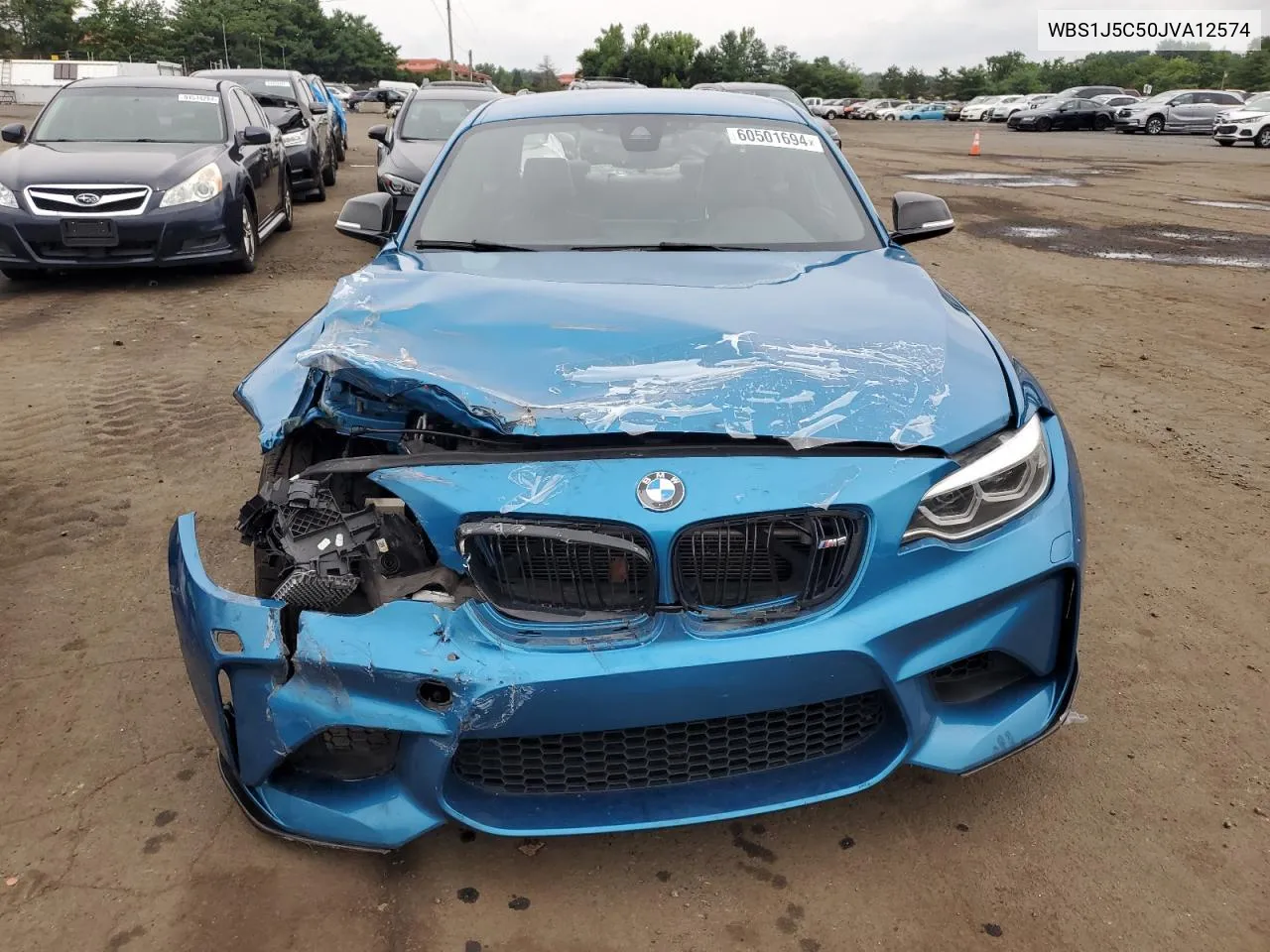 2018 BMW M2 VIN: WBS1J5C50JVA12574 Lot: 60501694