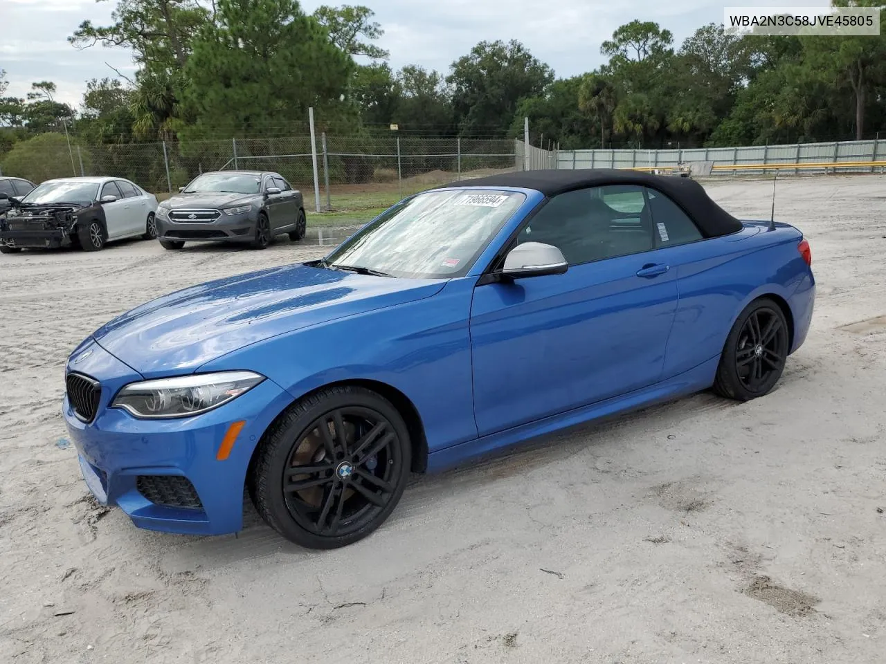 2018 BMW M240Xi VIN: WBA2N3C58JVE45805 Lot: 71966594