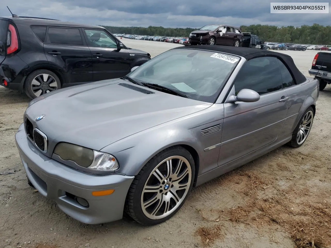 2004 BMW M3 VIN: WBSBR93404PK05521 Lot: 71547954