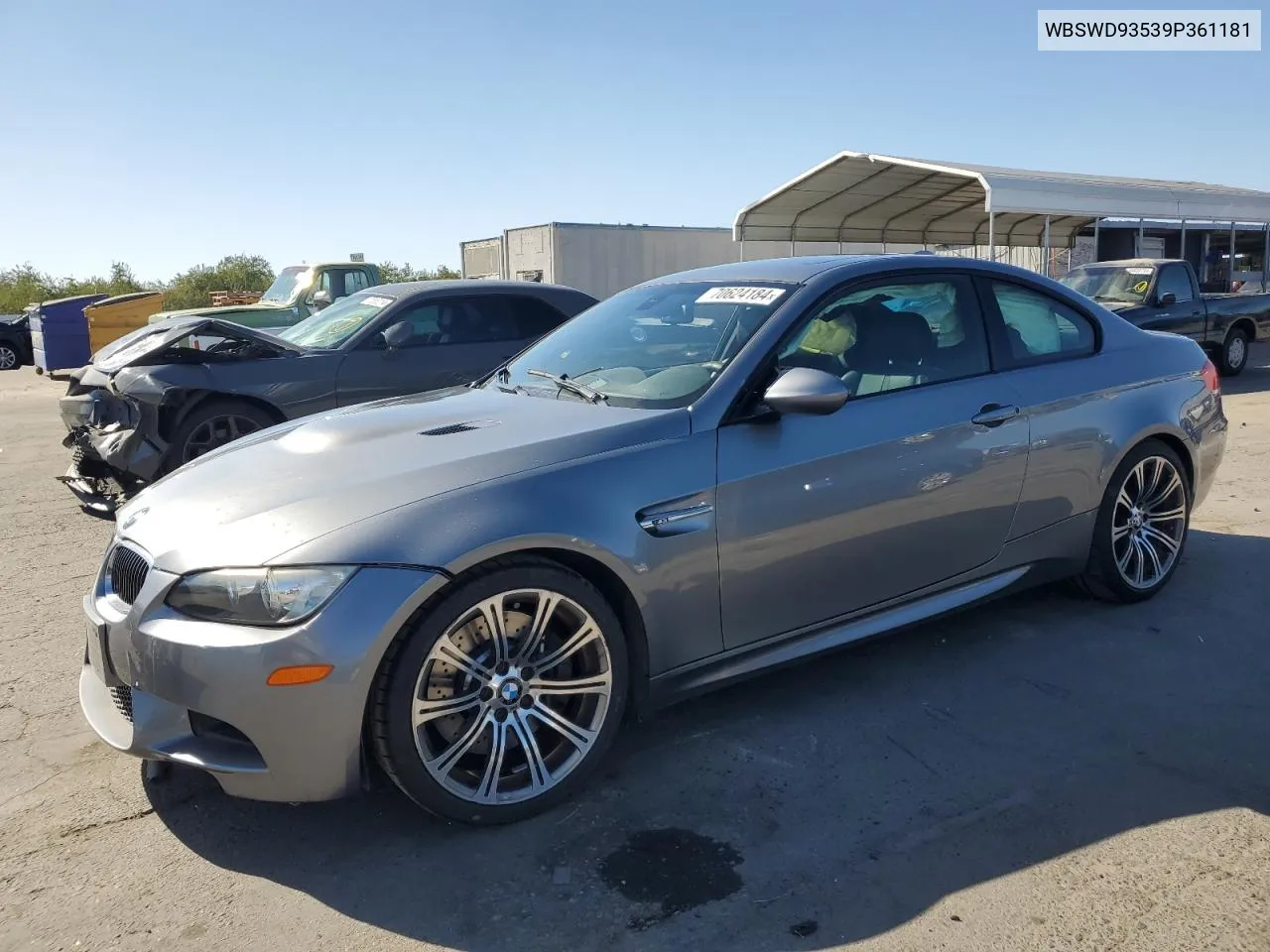 2009 BMW M3 VIN: WBSWD93539P361181 Lot: 70624184