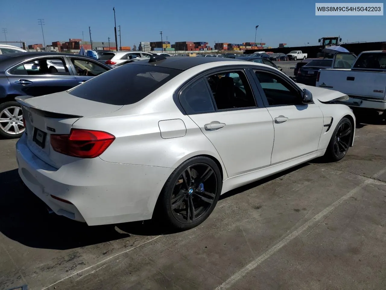 2017 BMW M3 VIN: WBS8M9C54H5G42203 Lot: 70642214