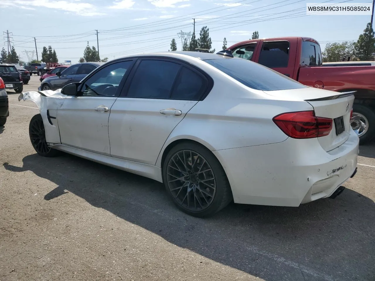 2017 BMW M3 VIN: WBS8M9C31H5G85024 Lot: 70709494