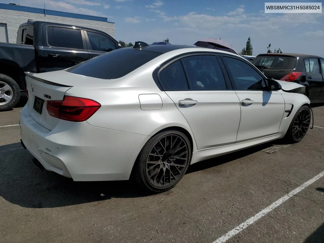 2017 BMW M3 VIN: WBS8M9C31H5G85024 Lot: 70709494