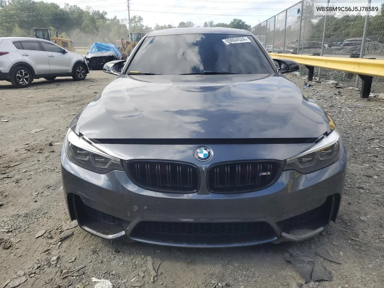 2018 BMW M3 VIN: WBS8M9C56J5J78589 Lot: 69864524