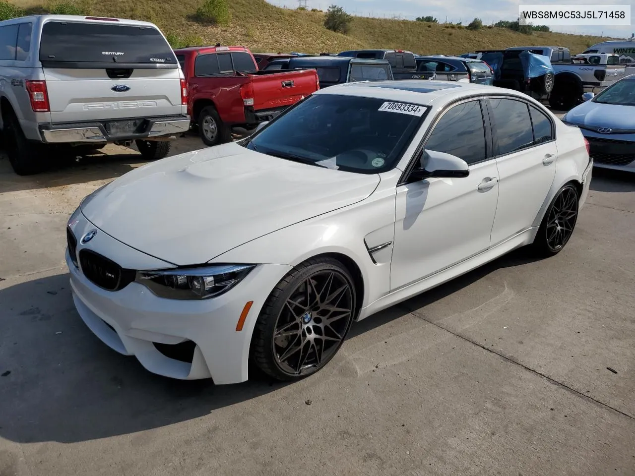 WBS8M9C53J5L71458 2018 BMW M3