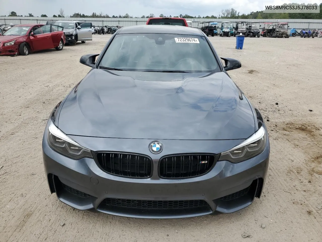 2018 BMW M3 VIN: WBS8M9C53J5J78033 Lot: 72329674