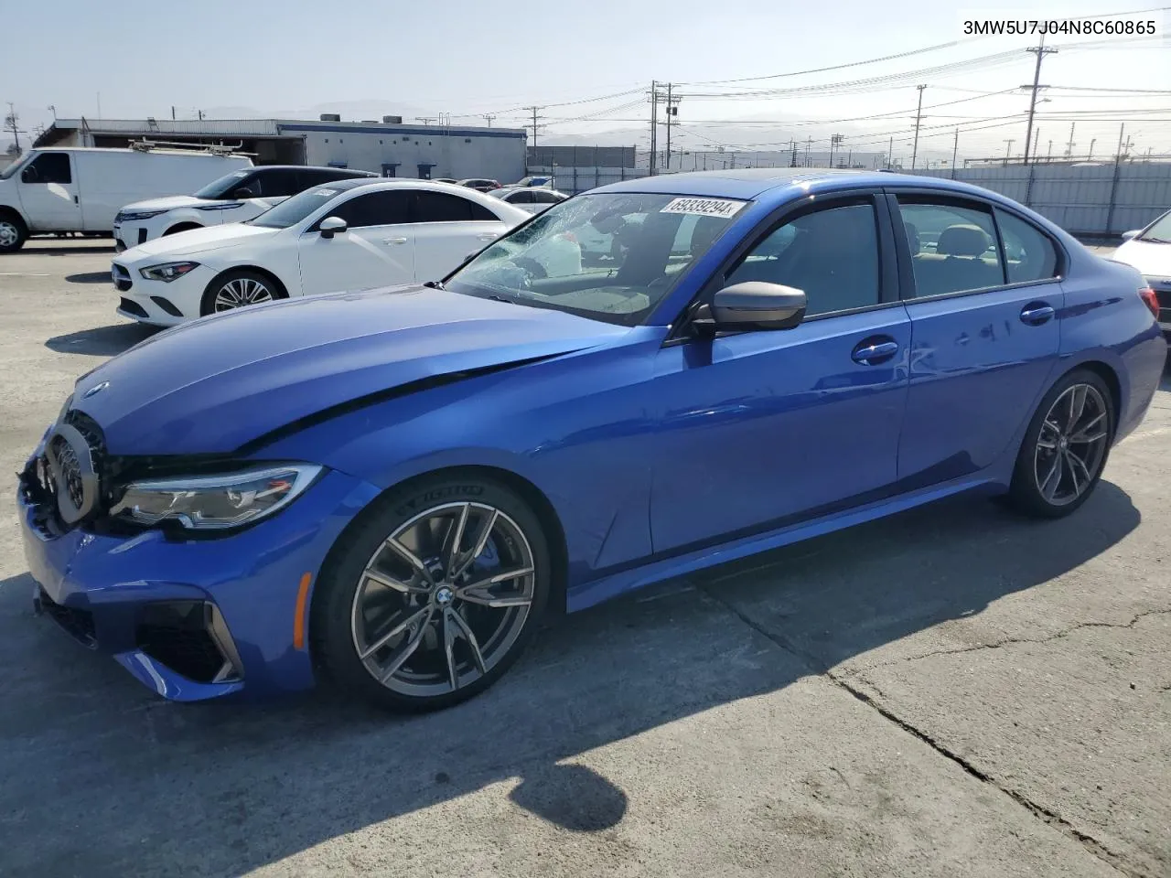 2022 BMW M340I VIN: 3MW5U7J04N8C60865 Lot: 69339294