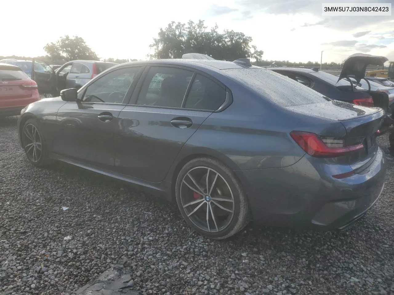 3MW5U7J03N8C42423 2022 BMW M340I