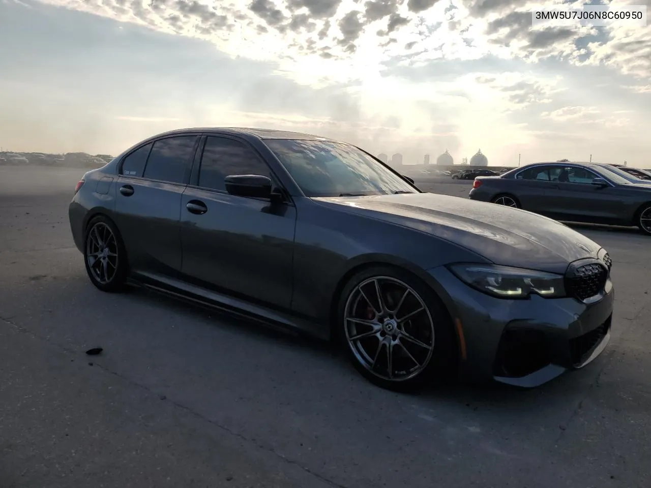 2022 BMW M340I VIN: 3MW5U7J06N8C60950 Lot: 71873184