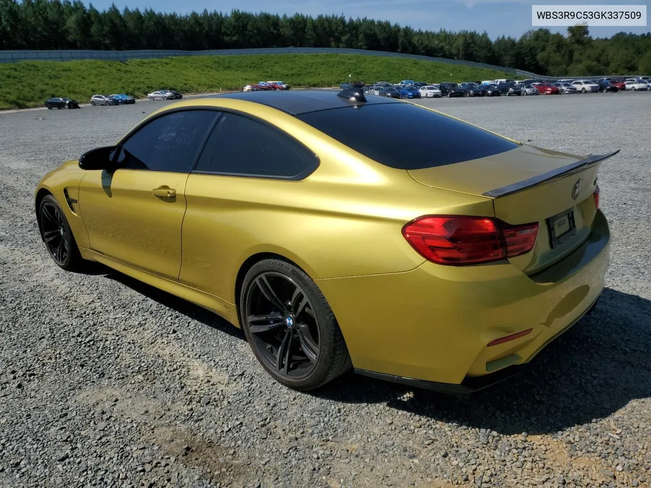 2016 BMW M4 VIN: WBS3R9C53GK337509 Lot: 68862954