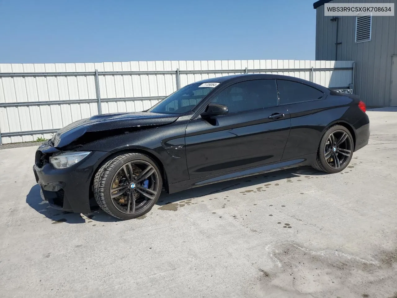 2016 BMW M4 VIN: WBS3R9C5XGK708634 Lot: 71709064