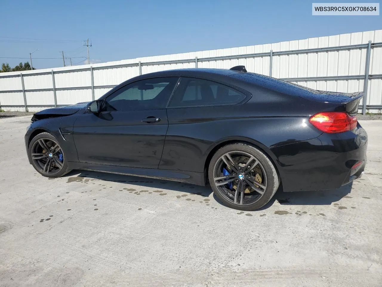 2016 BMW M4 VIN: WBS3R9C5XGK708634 Lot: 71709064