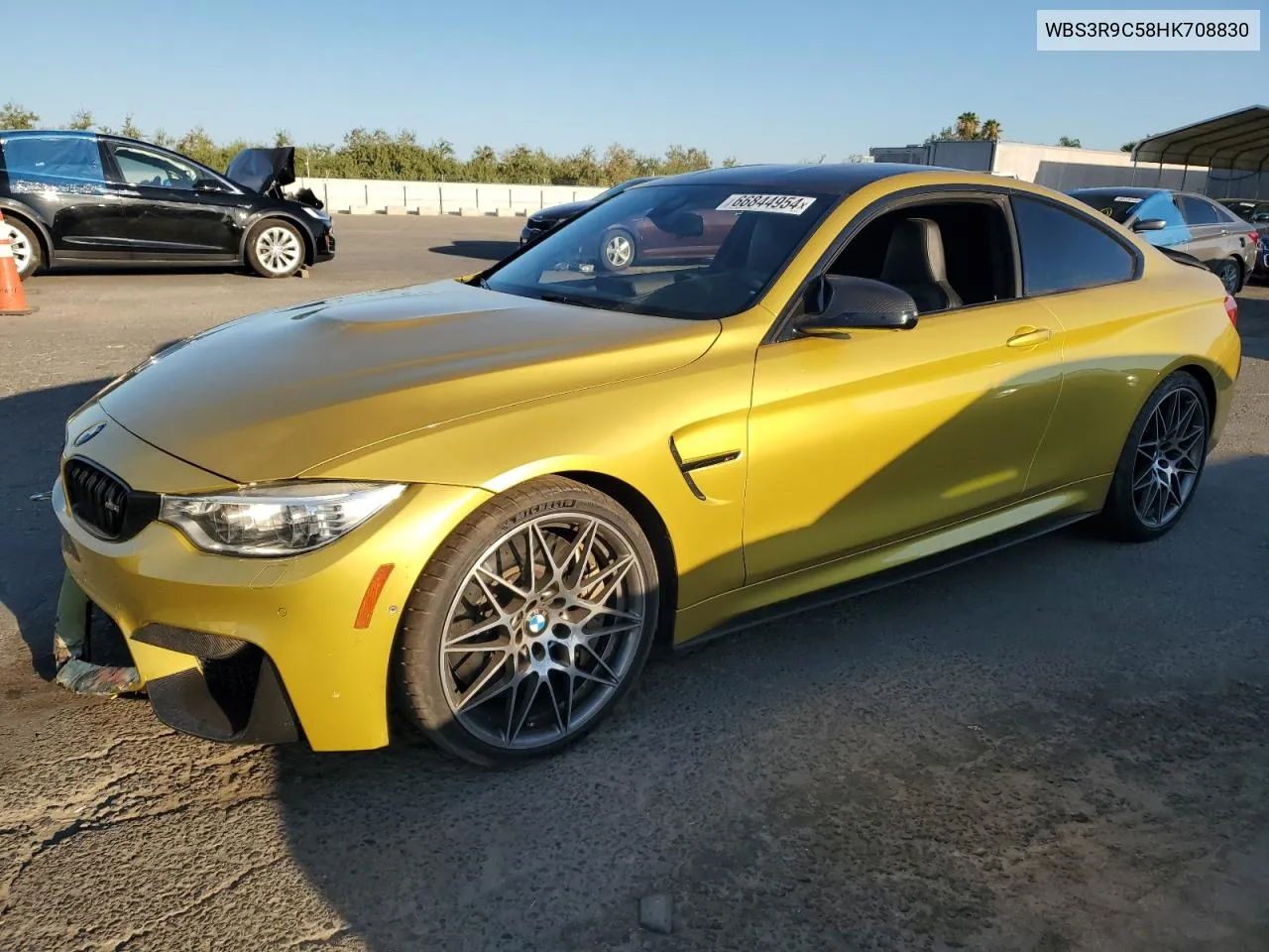 2017 BMW M4 VIN: WBS3R9C58HK708830 Lot: 66844954