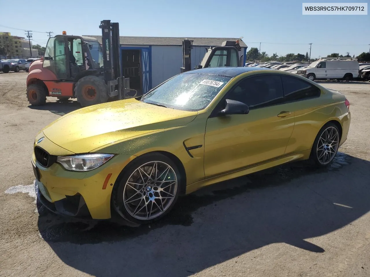 2017 BMW M4 VIN: WBS3R9C57HK709712 Lot: 69876754