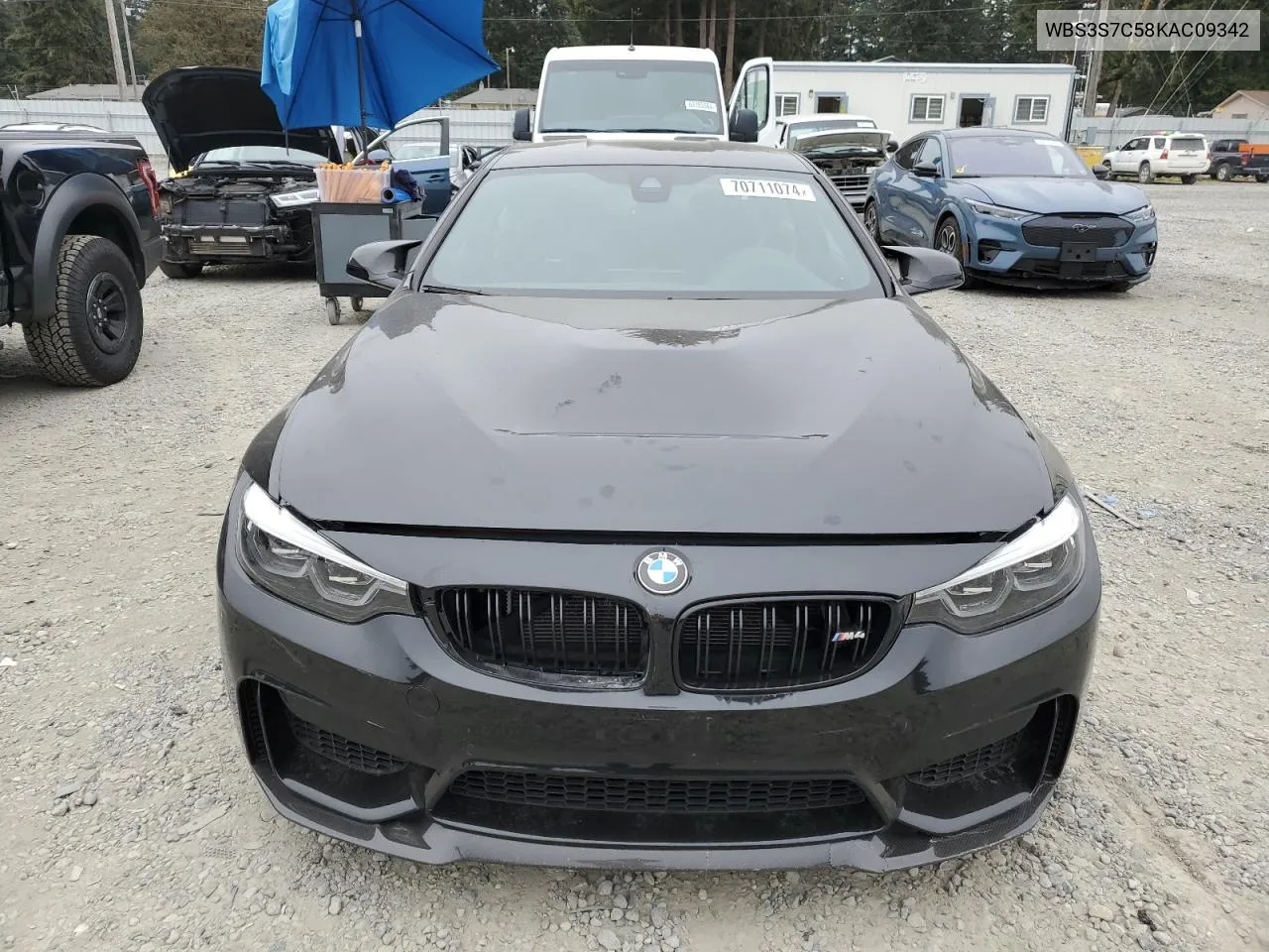 2019 BMW M4 Cs VIN: WBS3S7C58KAC09342 Lot: 70711074