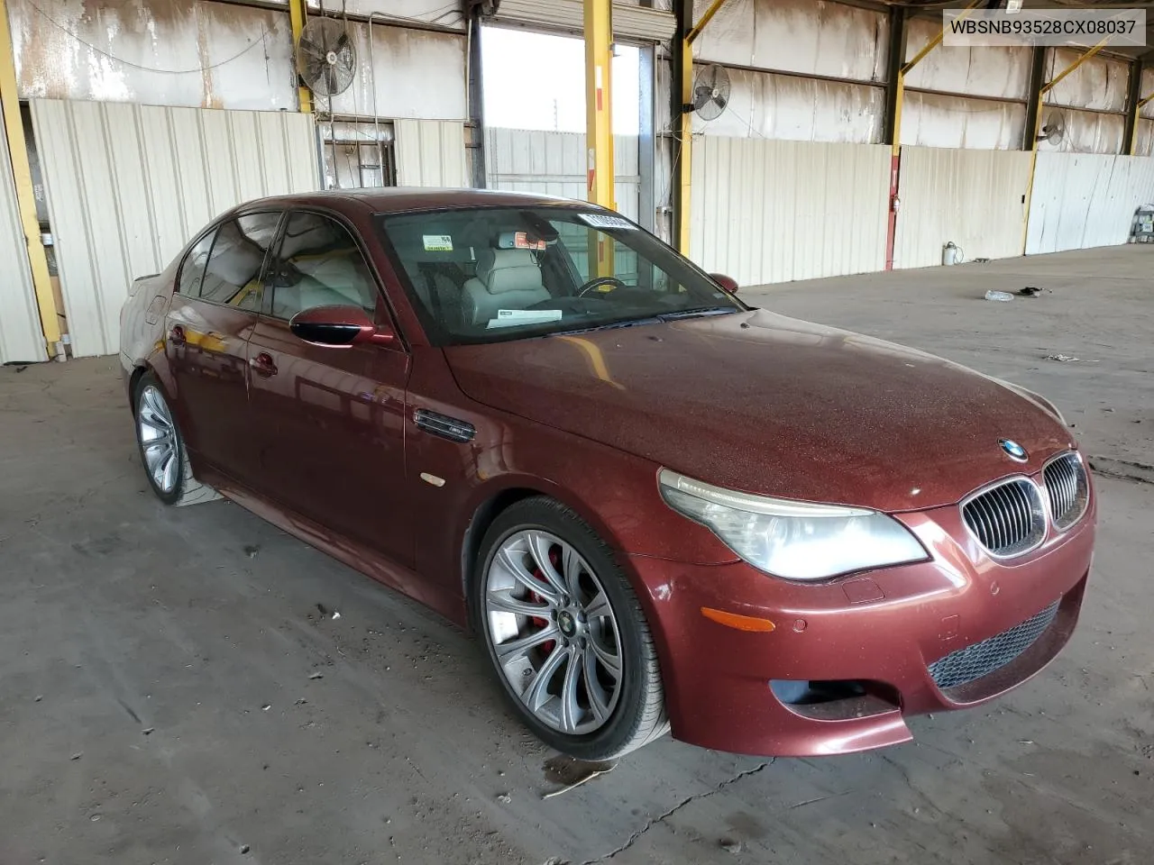 2008 BMW M5 VIN: WBSNB93528CX08037 Lot: 71093644