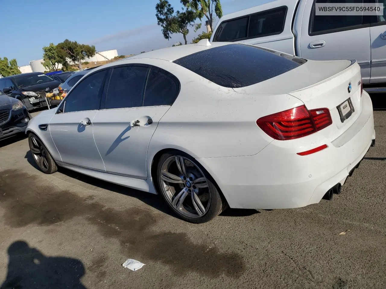 2015 BMW M5 VIN: WBSFV9C55FD594540 Lot: 69505494