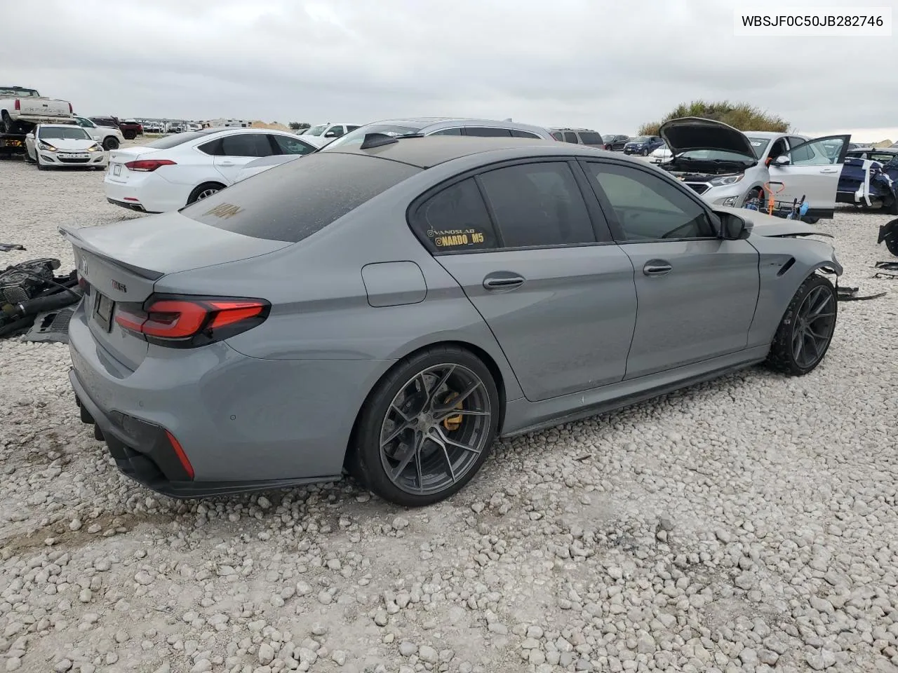 2018 BMW M5 VIN: WBSJF0C50JB282746 Lot: 69473644