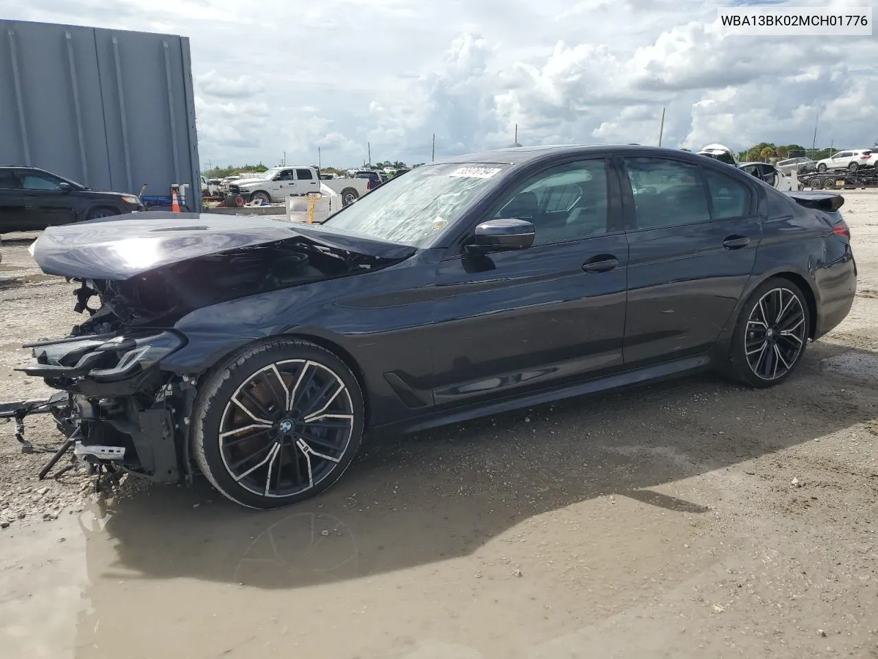 2021 BMW M550Xi VIN: WBA13BK02MCH01776 Lot: 68976794