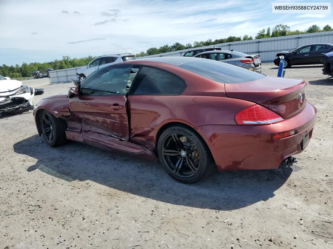 WBSEH93588CY24759 2008 BMW M6