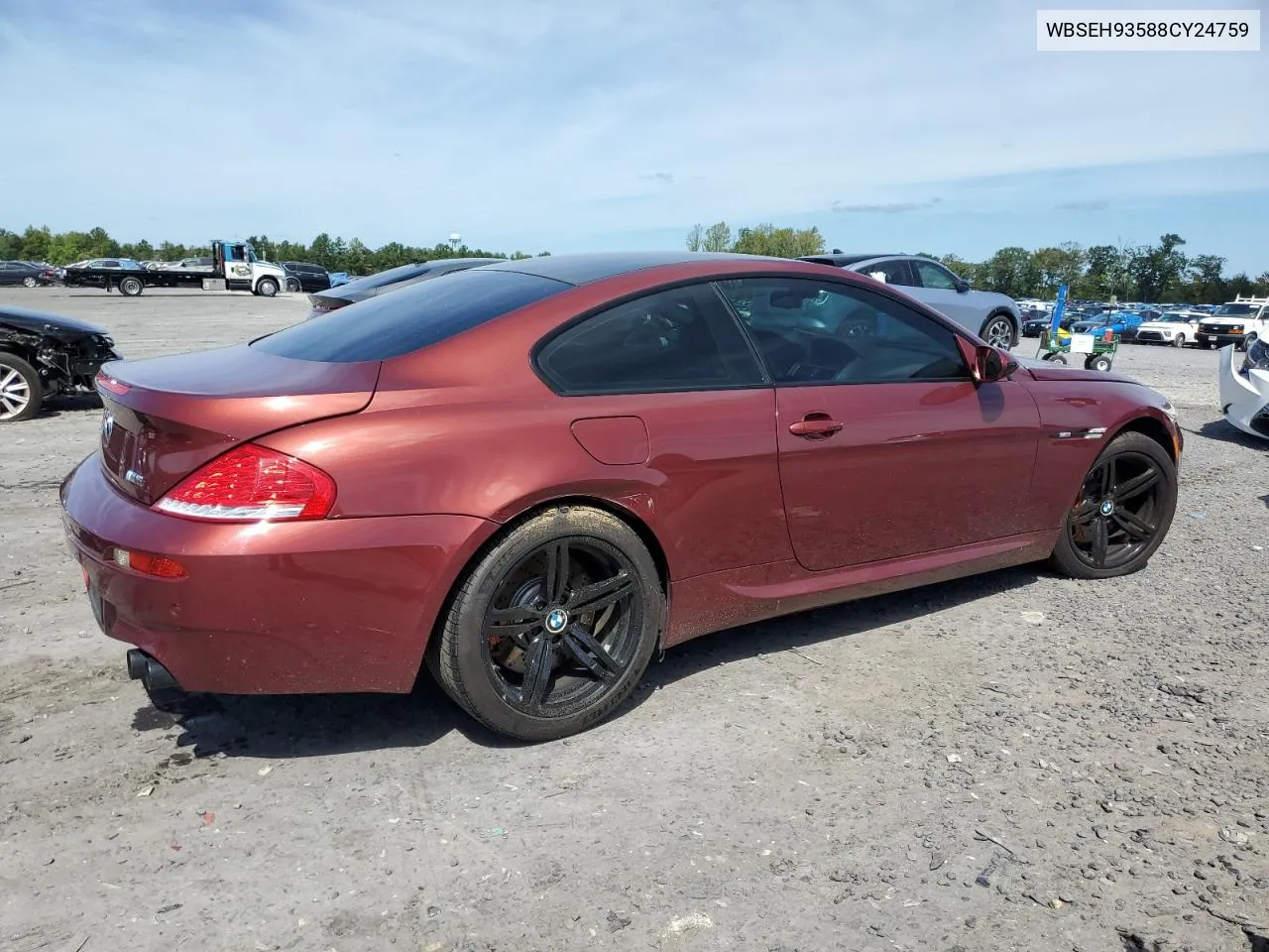 WBSEH93588CY24759 2008 BMW M6