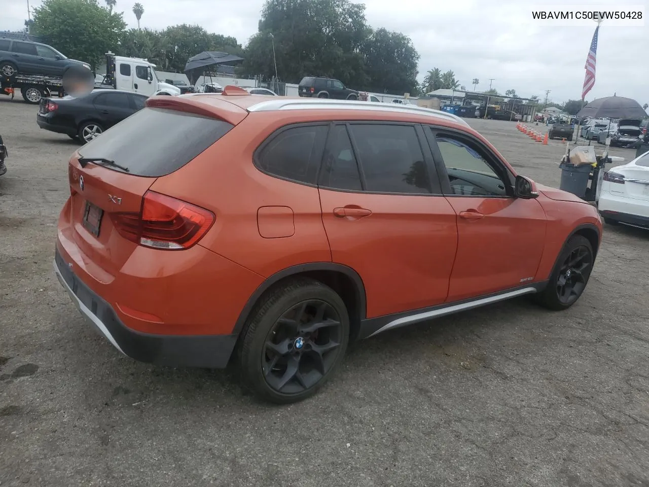 2014 BMW X1 Sdrive28I VIN: WBAVM1C50EVW50428 Lot: 55610354