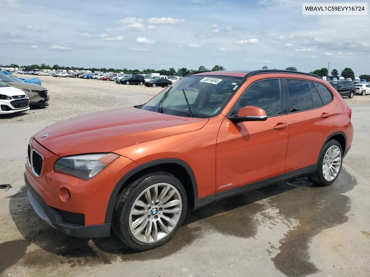 2014 BMW X1 xDrive28I VIN: WBAVL1C59EVY16724 Lot: 55819694