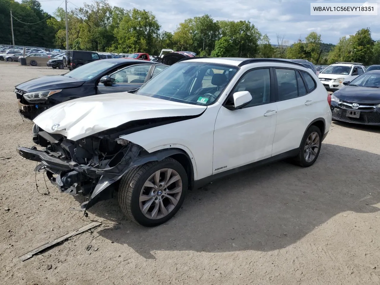 2014 BMW X1 xDrive28I VIN: WBAVL1C56EVY18351 Lot: 70753734