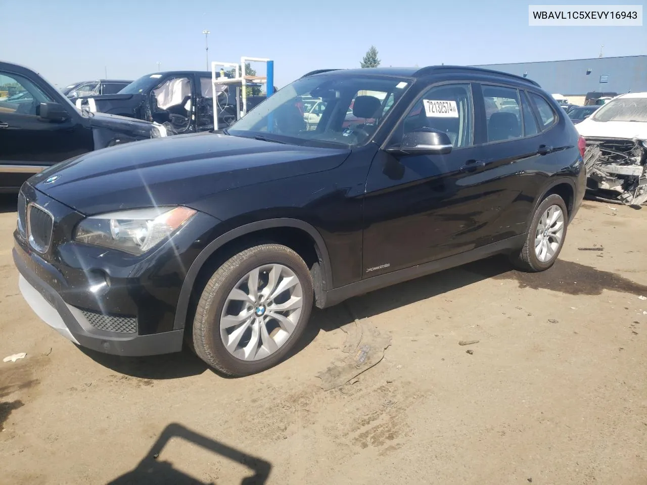 2014 BMW X1 xDrive28I VIN: WBAVL1C5XEVY16943 Lot: 72132574