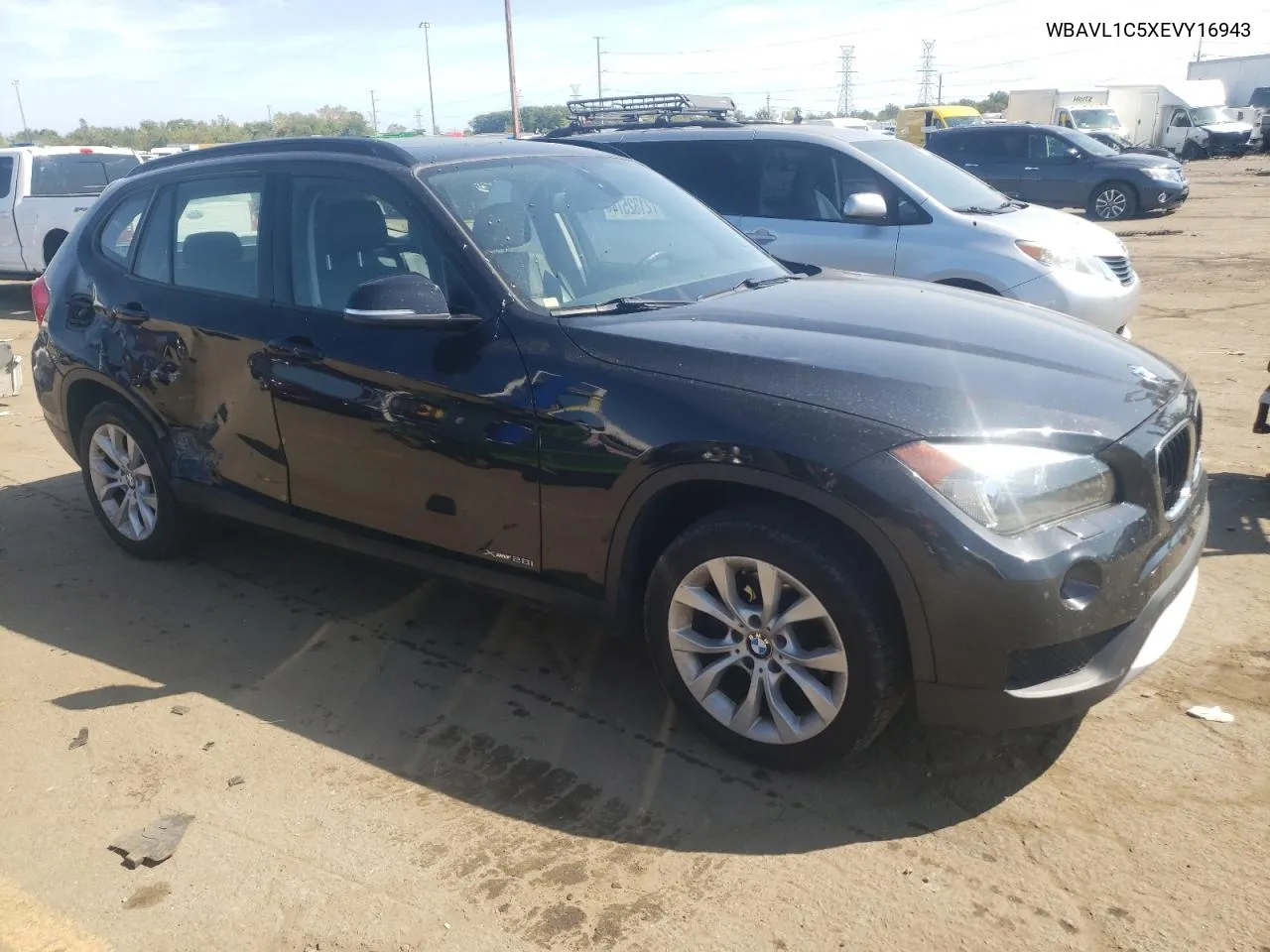 2014 BMW X1 xDrive28I VIN: WBAVL1C5XEVY16943 Lot: 72132574