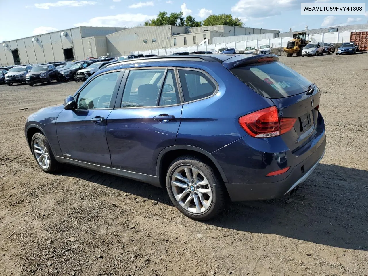 2015 BMW X1 xDrive28I VIN: WBAVL1C59FVY41303 Lot: 68426364