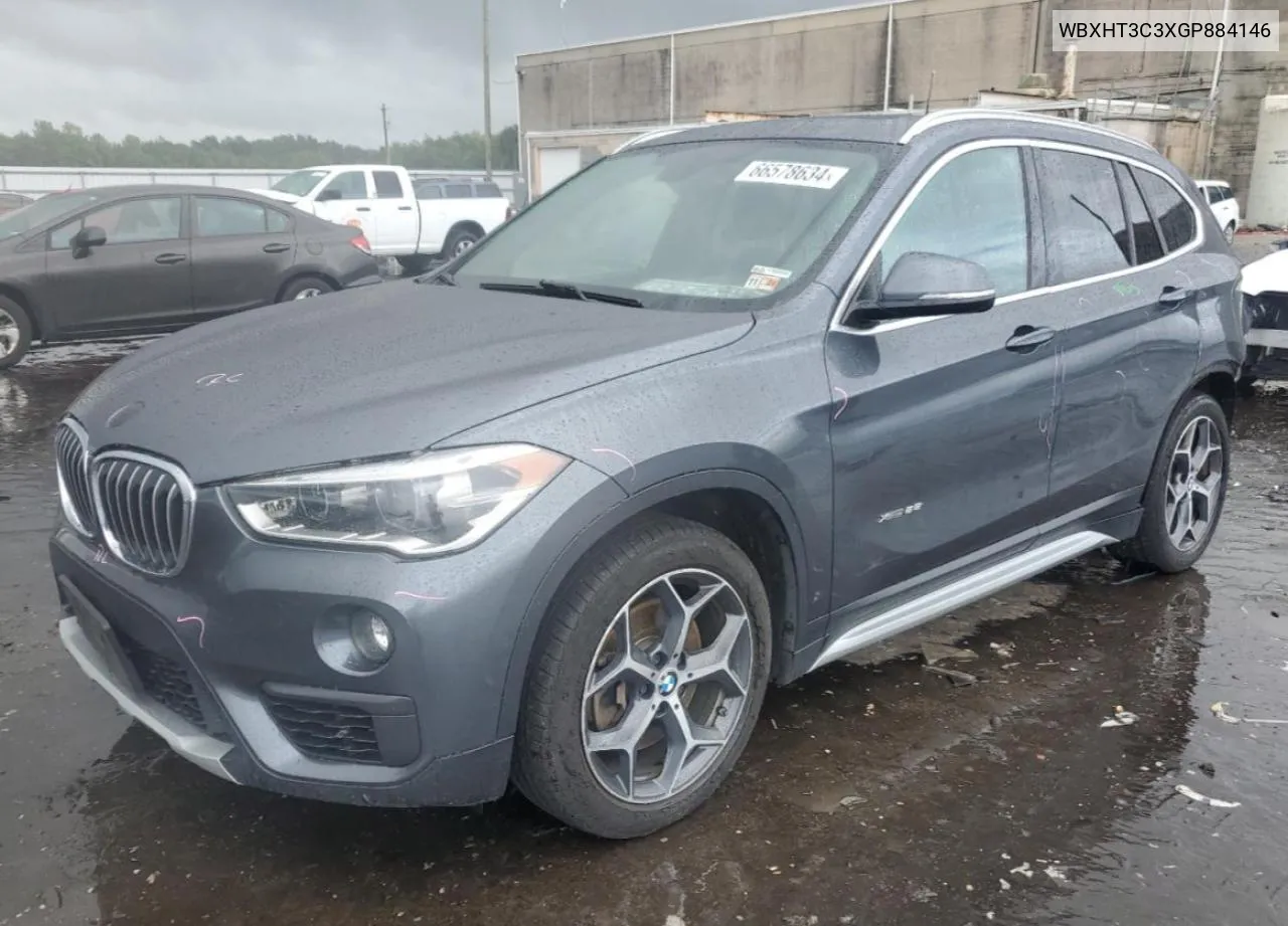 2016 BMW X1 xDrive28I VIN: WBXHT3C3XGP884146 Lot: 66578634