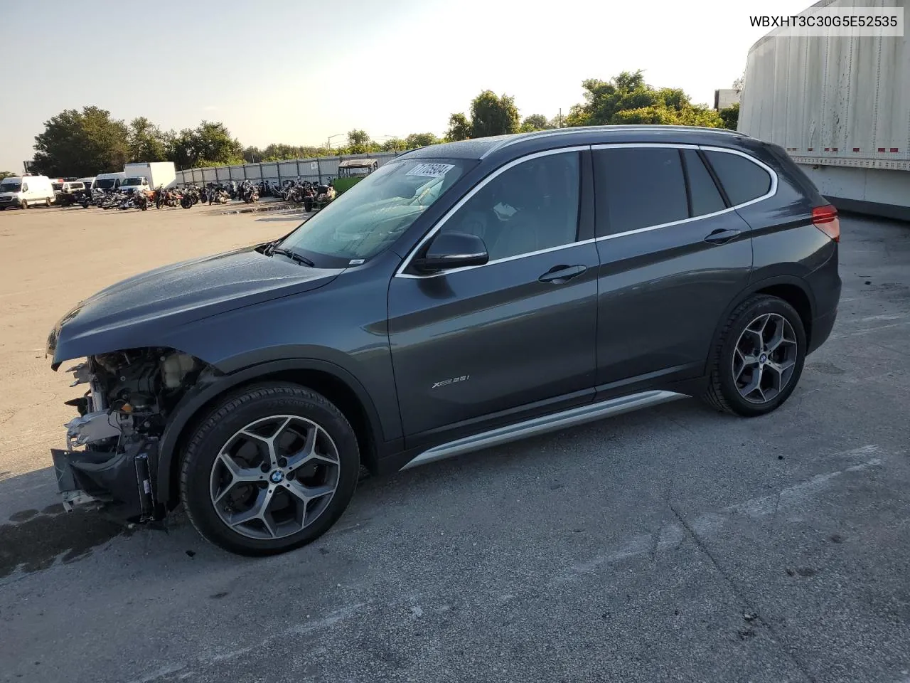 2016 BMW X1 xDrive28I VIN: WBXHT3C30G5E52535 Lot: 71705904