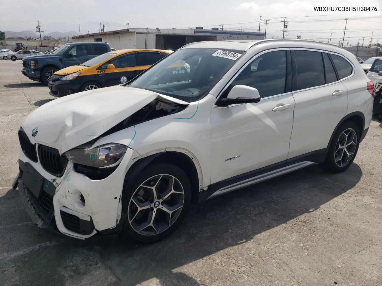 WBXHU7C38H5H38476 2017 BMW X1 Sdrive28I