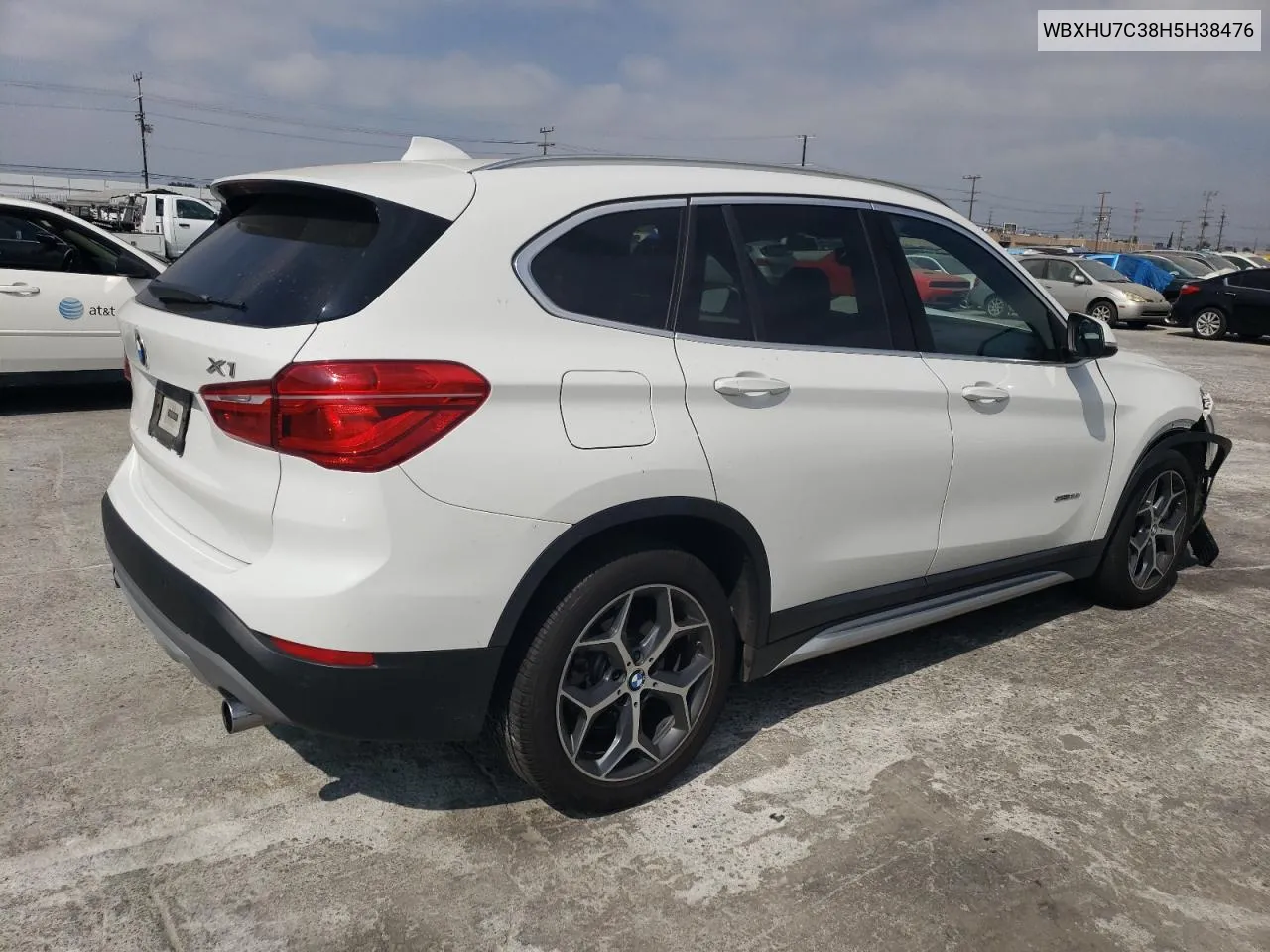 2017 BMW X1 Sdrive28I VIN: WBXHU7C38H5H38476 Lot: 67960154