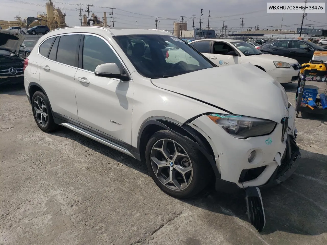 2017 BMW X1 Sdrive28I VIN: WBXHU7C38H5H38476 Lot: 67960154