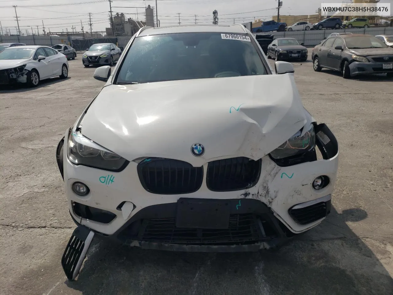 WBXHU7C38H5H38476 2017 BMW X1 Sdrive28I