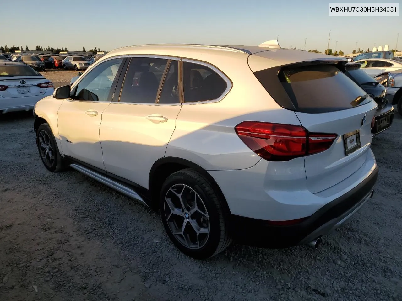 2017 BMW X1 Sdrive28I VIN: WBXHU7C30H5H34051 Lot: 71415644