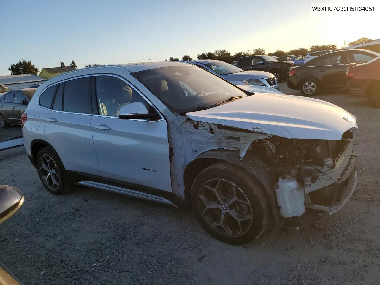 2017 BMW X1 Sdrive28I VIN: WBXHU7C30H5H34051 Lot: 71415644